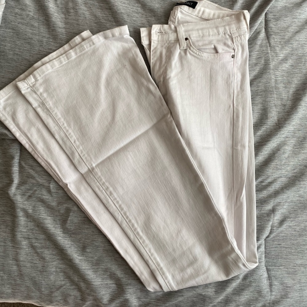White Flare Jeans